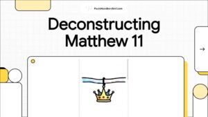 Matthew chapter 11 video