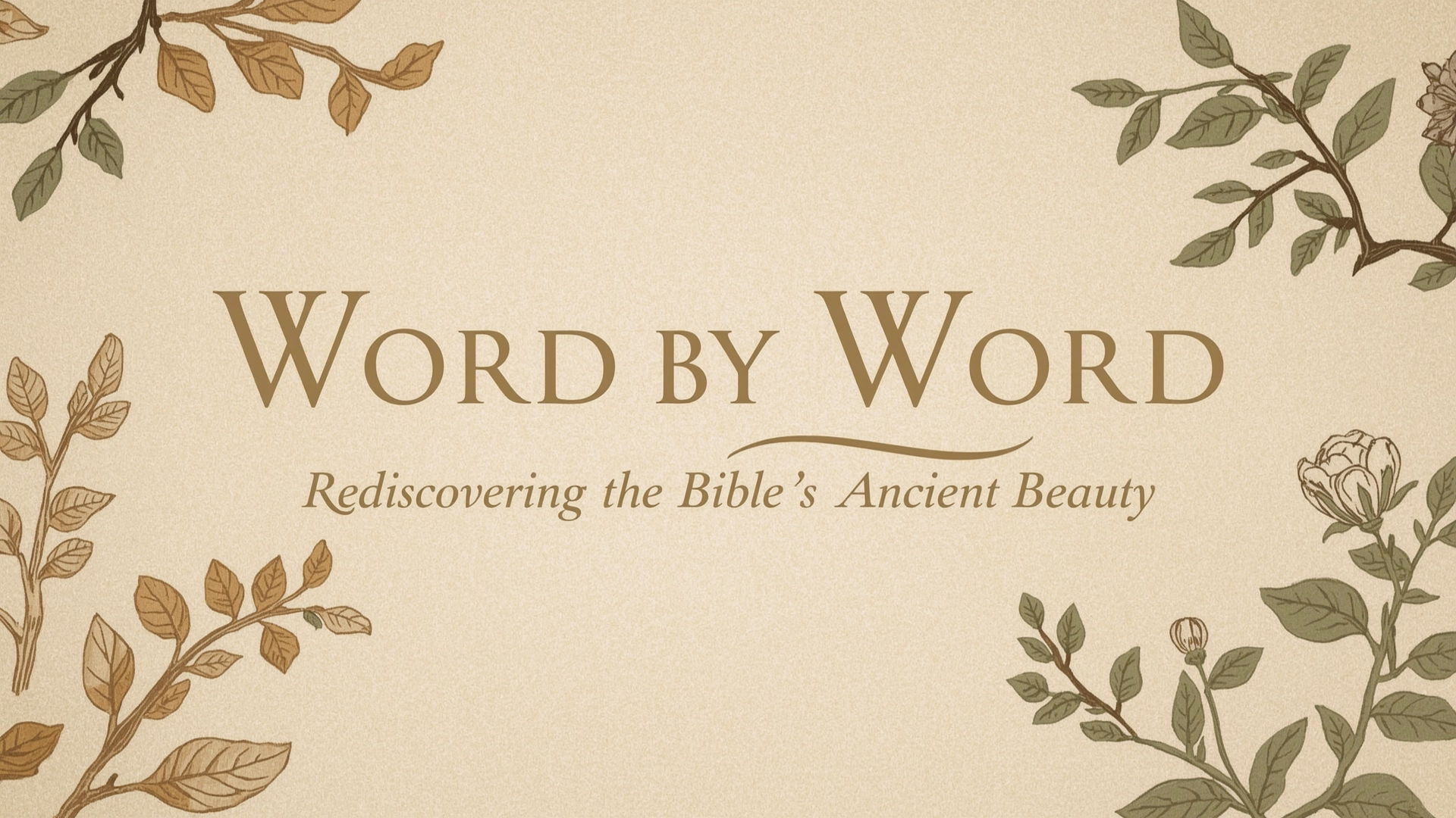 Word by word greek hebrew